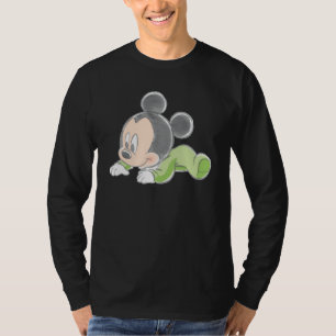 Baby Mickey Mouse in Green Pajamas T-Shirt