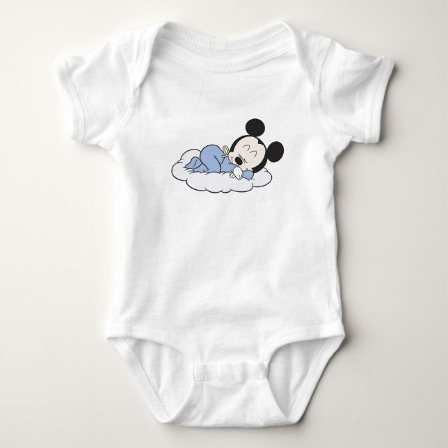 Baby Mickey Sleeping Bodysuit (Front)