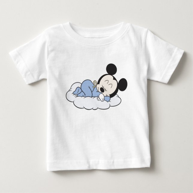 Baby Mickey Sleeping T-Shirt (Front)