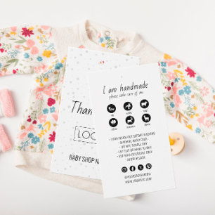 Baby Minimalist Brand Name Clothing Hang Tag