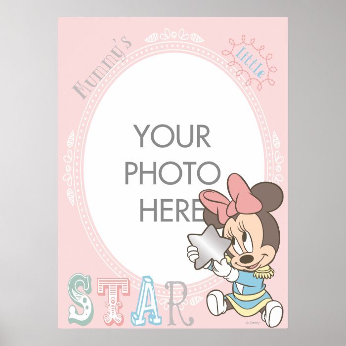 Baby Minnie Customizable Poster