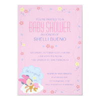 Baby Minnie Mouse Baby Shower Card