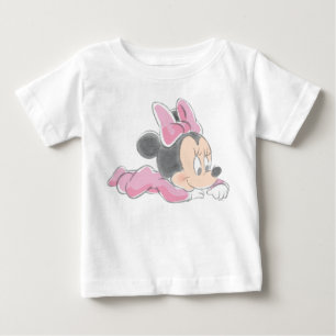 Baby Minnie Mouse   Pink Pajamas T-Shirt