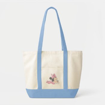 Baby Minnie Mouse | Pink Pajamas Tote Bag by MickeyAndFriends at Zazzle
