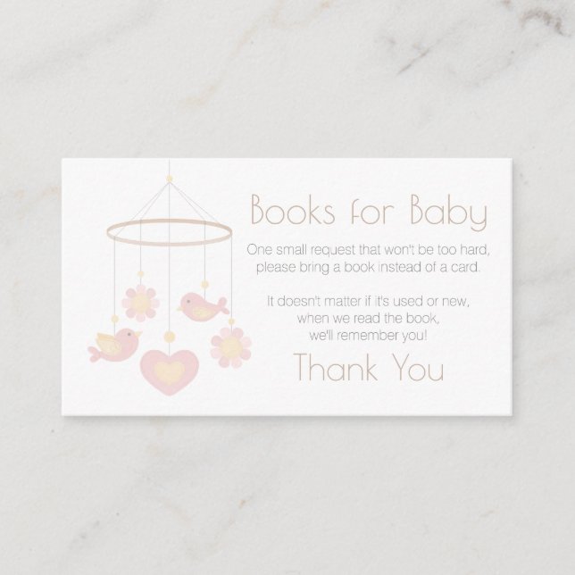 Baby Mobile Books for Baby Enclosure Card (Front)