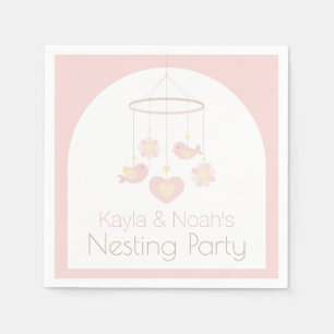 Baby Mobile Nesting Party Napkins