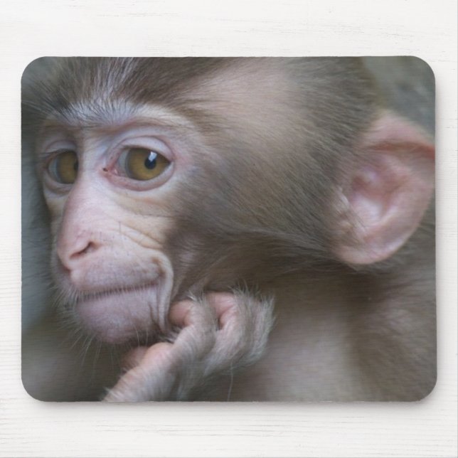 Baby Monkey Mouse Pad (Front)