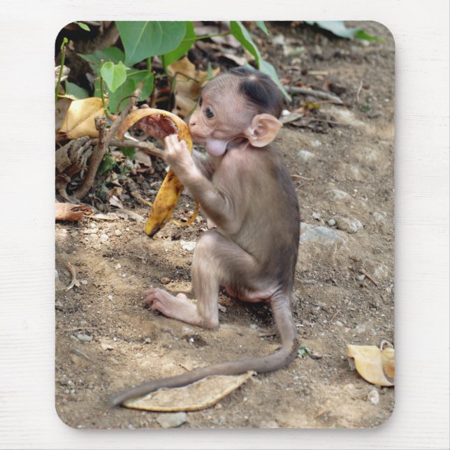 Baby Monkey Mouse Pad (Front)