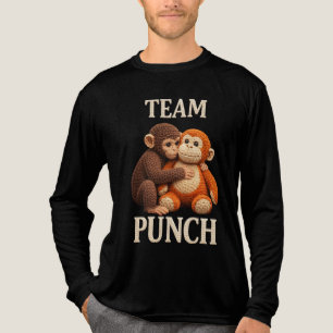 Baby Monkey Punch Crochet Pattern Cute Amigurumi Tri-Blend Shirt