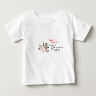Baby Monkey (riding backwards on a pig) T-Shirt