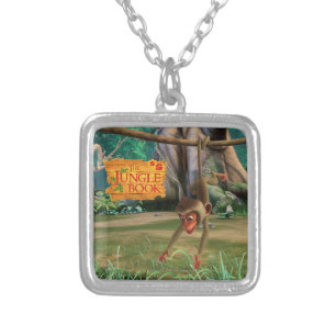 Baby Monkey Silver Plated Necklace
