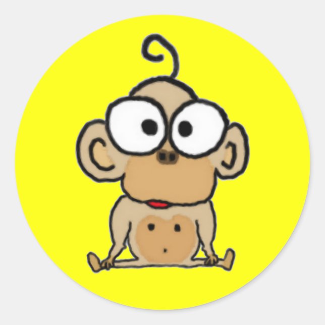 Baby Monkey Stickers (Front)