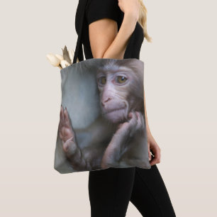 Baby Monkey Tote Bag