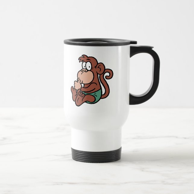 Baby Monkey Travel Mug (Right)