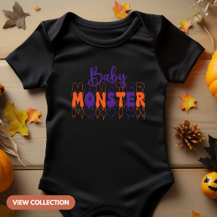 Baby Monster Halloween Matching Family Baby Bodysuit