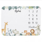 Baby Month Milestone Blanket Baby Month Milestone Blanket