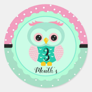 Indie Flower Craft Baby Month Stickers – iCustomLabel