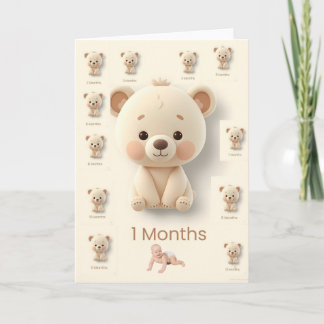 Baby Monthly Milestone Cards