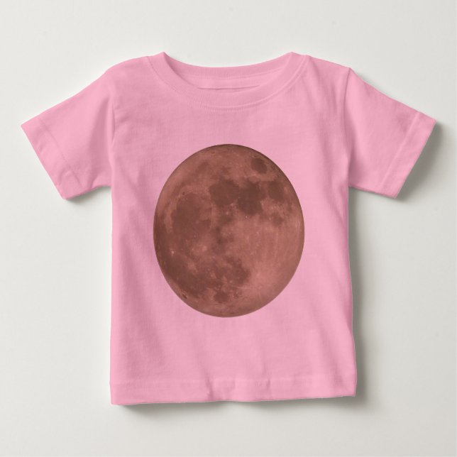 Baby Moon Shirt Full Moon Organic Baby Creeper (Front)