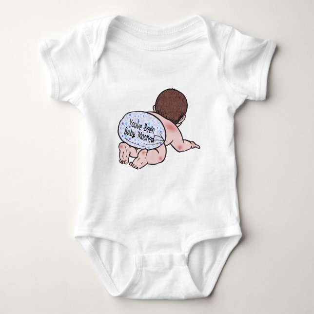 Baby Mooned Baby Bodysuit (Front)