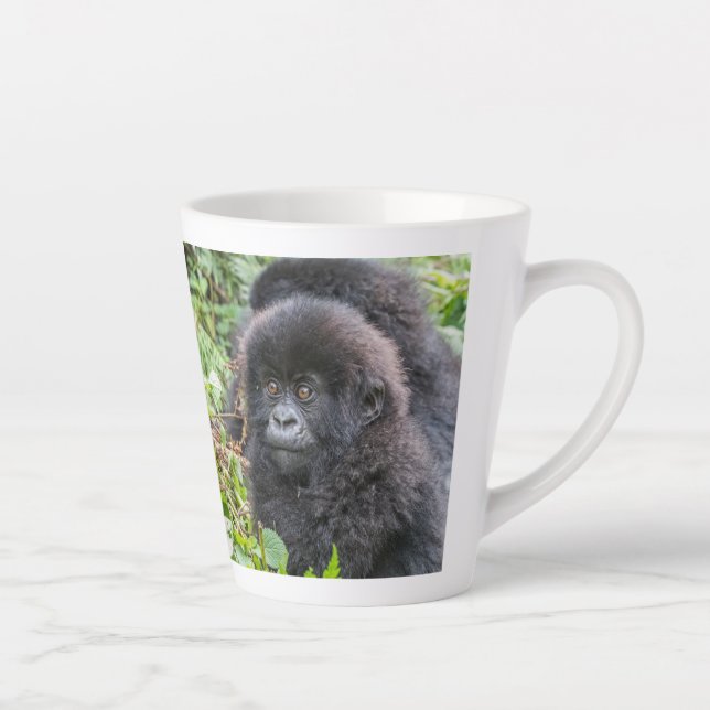 Baby Mountain Gorilla Latte Mug (Right)