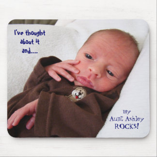 Baby mousepad Aunt Rocks My Aunt Rocks