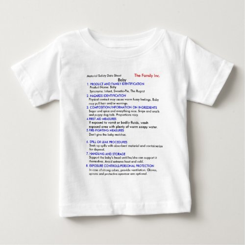 Baby MSDS T_Shirt