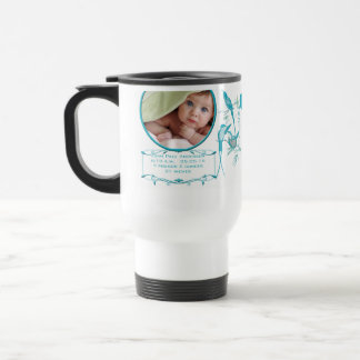 Baby Mug with Baby Photo Important Birth Stats
