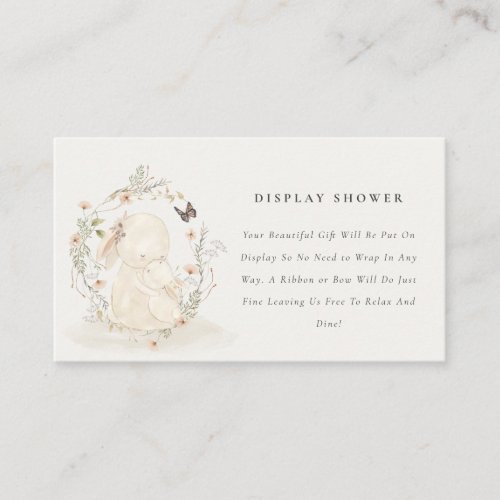 Baby Mum Bunny Floral Display Shower Baby Shower