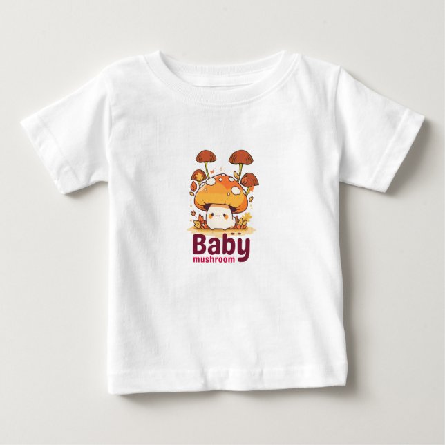 Baby Mushroom Baby T-Shirt (Front)