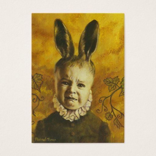 Customizable Baby Mutant Bunny ACEO Artist Trading Card Business Card Templates