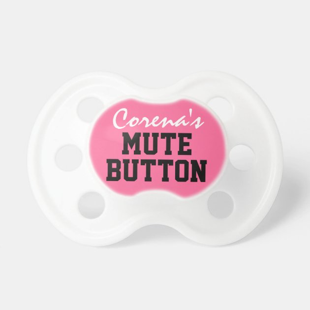 mute button pacifier