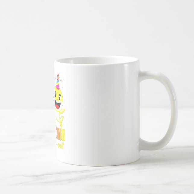 Baby My 2nd Birthday - Baby Party Shark Gifts  Coffee Mug (Right)