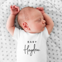 Baby Name Baby Shower Newborn Arrival Gift