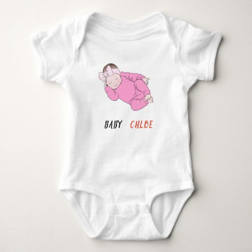Baby name Chloe Baby Bodysuit