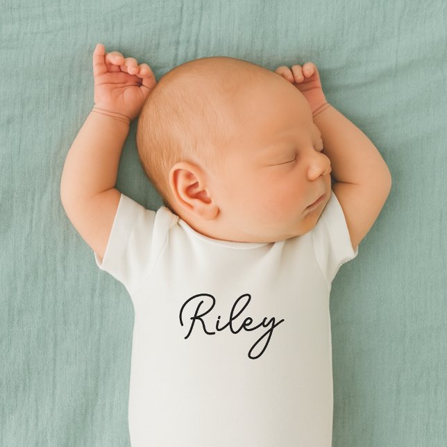 Baby Name Cute Typography Name Bodysuit (Creator Uploaded)