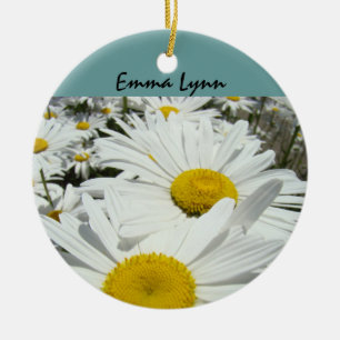 Baby Name oranment Daisy We Love You Mom Dad Ceramic Ornament