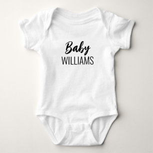 Baby Name Pregnancy Announcement Bodysuit