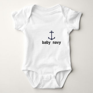 baby navy baby bodysuit