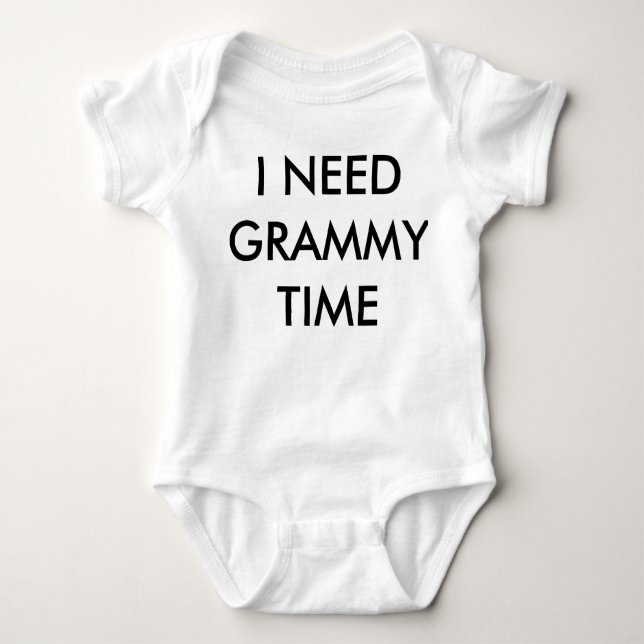 Baby   needs  Grammy Baby Bodysuit (Front)