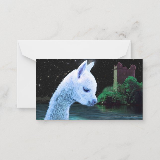 Baby Nessie Note Card (Front)