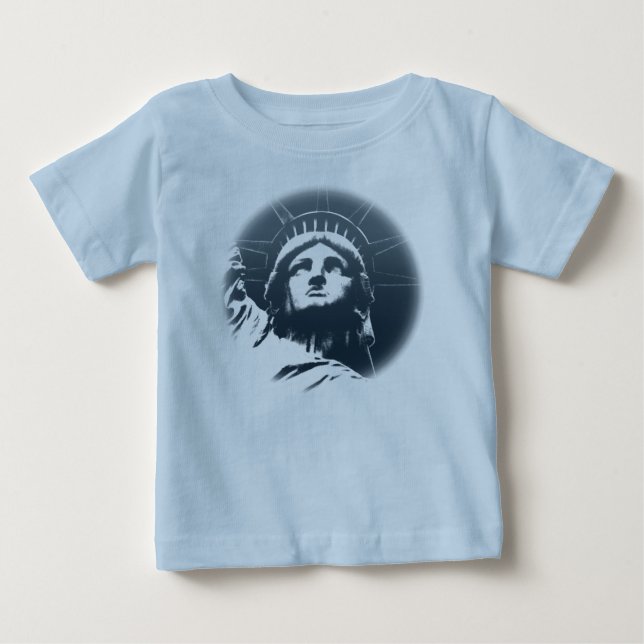 Baby New York Shirt NYC Statue of Liberty Souvenir (Front)