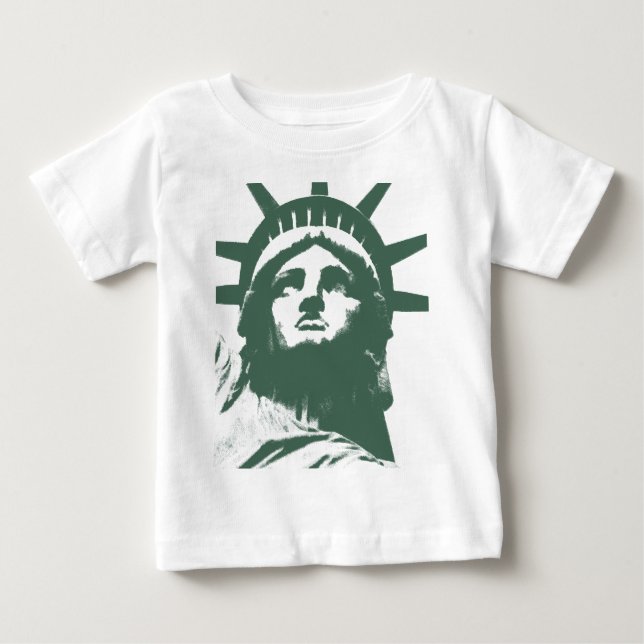 Baby New York Shirt Statue of Liberty Baby Souveni (Front)