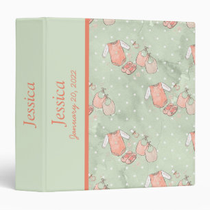 Baby Newborn Photo Album 3 Ring Binder