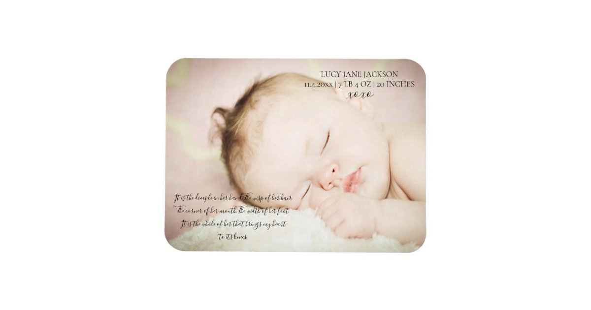Baby Photo Picture Montage Magnet