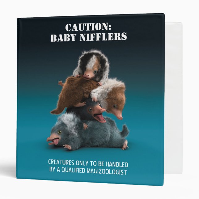 Baby NIFFLER™ Pile 3 Ring Binder (Front/Inside)