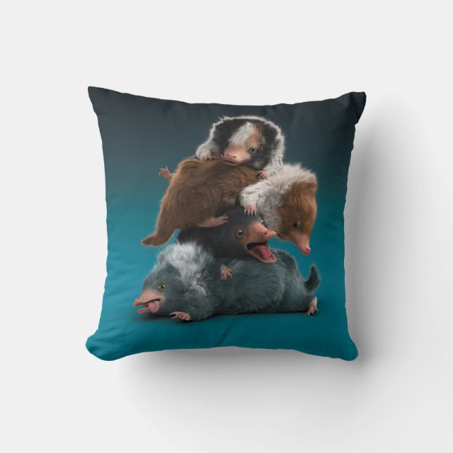 Baby NIFFLER™ Pile Throw Pillow (Front)