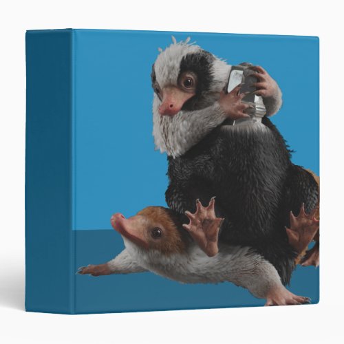 Baby Nifflers Find A Prize 3 Ring Binder