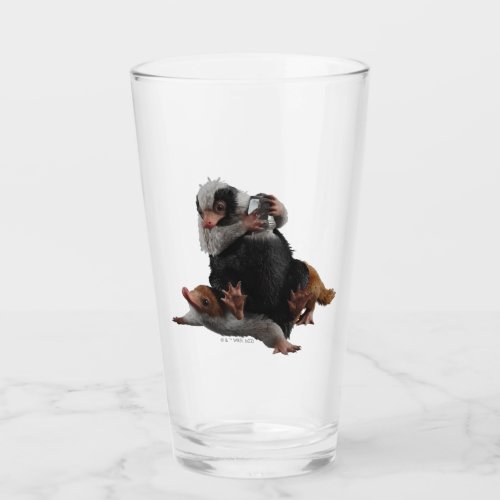 Baby Nifflers Find A Prize Glass