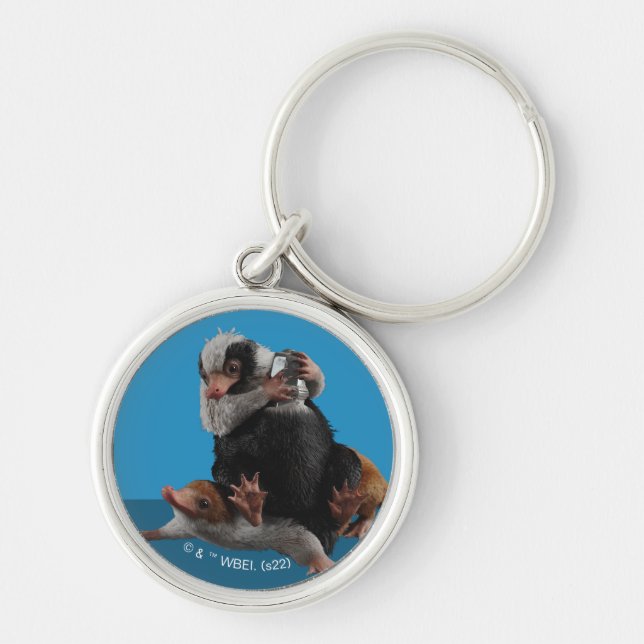 Baby Nifflers Find A Prize Keychain (Front)